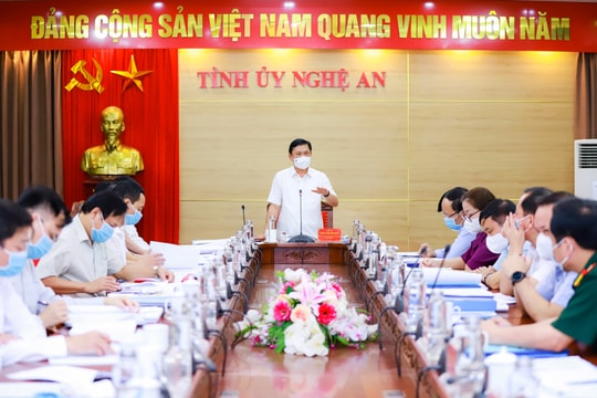 Ban Thường vụ Tỉnh ủy Nghệ An cho ý kiến về chủ trương xây dựng Đền thờ liệt sĩ tỉnh 
