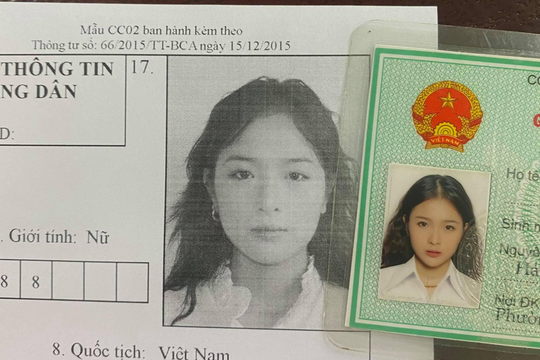 Hotgirl ‘Về nhà đi con’ tung ảnh căn cước công dân gây ‘bão’
