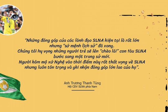 Cổ động viên xứ Nghệ trăn trở với đội bóng Sông Lam Nghệ An