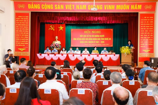 Nghệ An sẽ điều chỉnh số lượng, cách thức tổ chức hội nghị tiếp xúc cử tri vận động bầu cử
