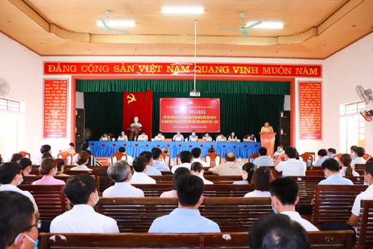 Ứng cử viên đại biểu Quốc hội, HĐND tỉnh tiếp xúc cử tri 12 xã thuộc huyện Thanh Chương