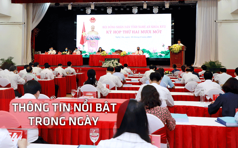 Nghệ An: Thông tin nổi bật ngày 13/5
