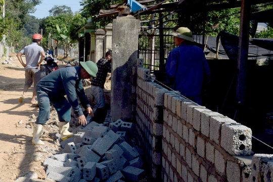 Tân Kỳ: Người dân tự nguyện hiến hàng chục nghìn m2 đất mở rộng đường 