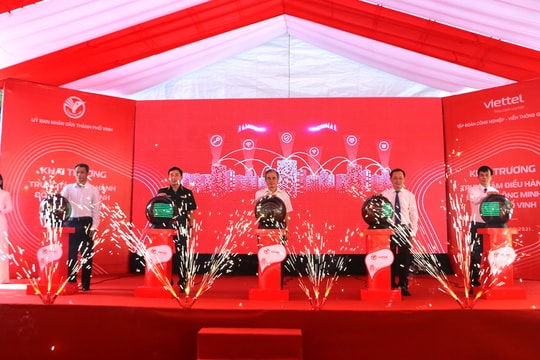 TP. Vinh khai trương Trung tâm Điều hành đô thị thông minh