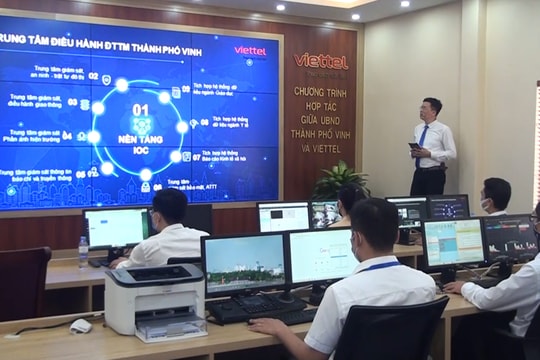 Video: Cận cảnh bên trong Trung tâm điều hành đô thị thông minh của TP Vinh 