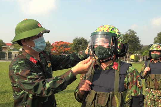 Bộ CHQS tỉnh xuất quân bảo vệ bầu cử Đại biểu Quốc hội và Hội đồng nhân dân các cấp