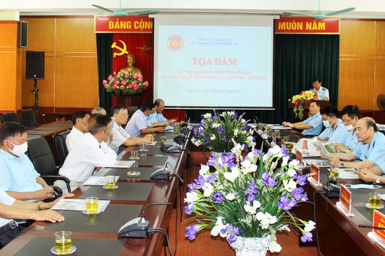 Tọa đàm Kỷ niệm 65 năm Ngày thành lập Cục Hải quan tỉnh Nghệ An