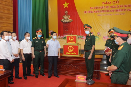 Thành phố Vinh dừng tất cả các cuộc họp để chỉ đạo bầu cử