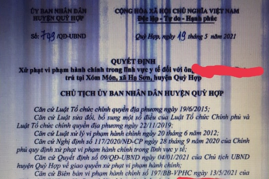 Xử phạt 10 triệu đồng người đàn ông khai báo y tế không trung thực