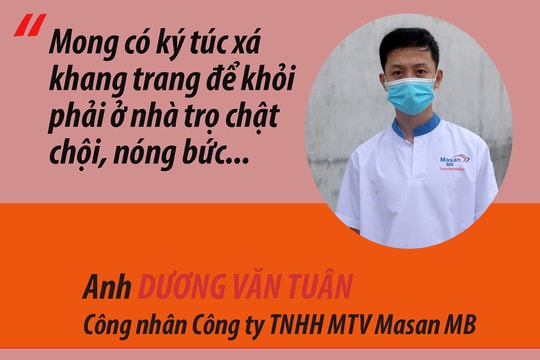Công nhân Nghệ An mong muốn nâng cao thu nhập và cải thiện điều kiện sinh hoạt 