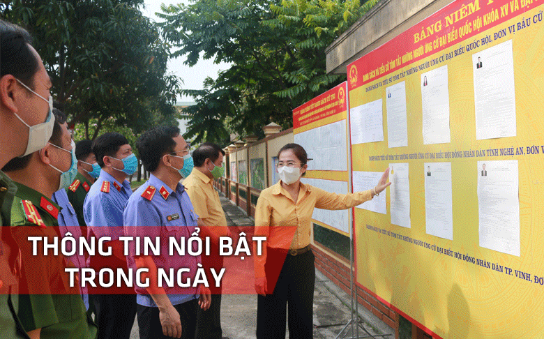 Nghệ An: Thông tin nổi bật ngày 20/5