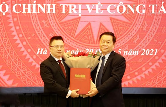 Trao quyết định điều động, bổ nhiệm Tổng Biên tập Báo Nhân Dân