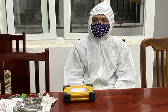 Đối tượng nhập cảnh trái phép qua đường mòn biên giới để trốn cách ly