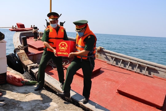 Hai đảo tiền tiêu của Nghệ An hoàn thành công tác bầu cử