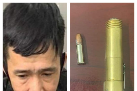 Bắt giữ người đàn ông mang thuốc phiện và súng bút trên người