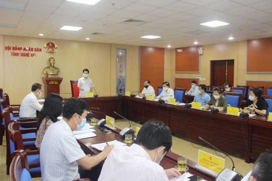 Thường trực HĐND tỉnh Nghệ An bàn xác định nội dung kỳ họp thứ nhất, nhiệm kỳ 2021 - 2026   