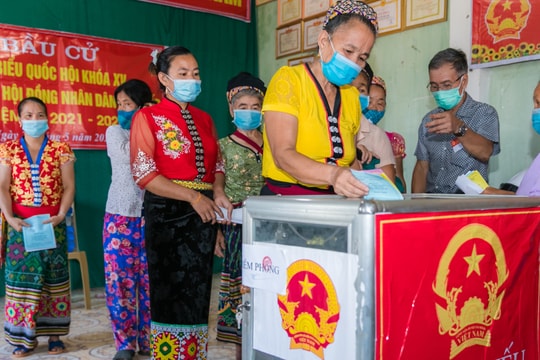 Kết quả sơ bộ bầu cử đại biểu Quốc hội khóa XV và đại biểu HĐND các cấp tỉnh Nghệ An