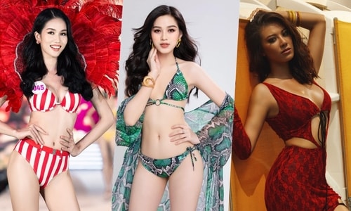 Sắc vóc ba người đẹp Việt thi quốc tế cuối năm 2021