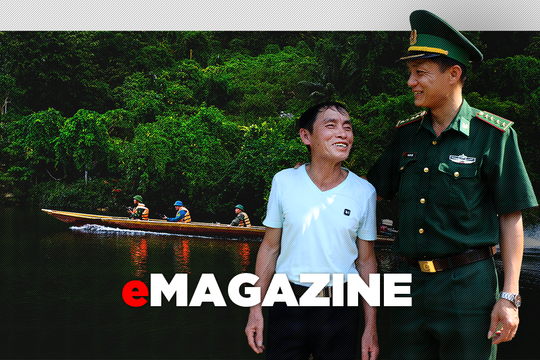 Đảng viên biên phòng phụ trách hộ gia đình khu vực biên giới: