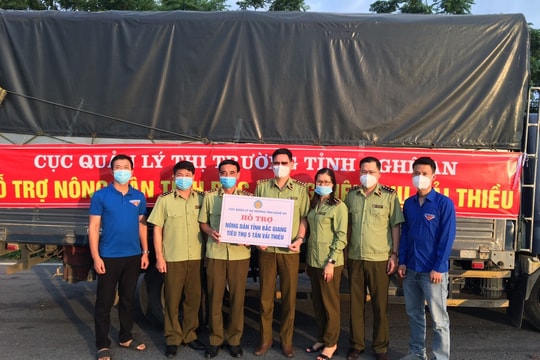 Nghệ An chung tay hỗ trợ Bắc Giang tiêu thụ vải thiều