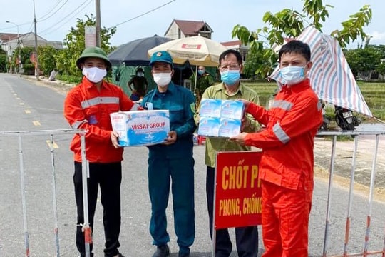 Công ty CP Xi măng Sông Lam Nghệ An tích cực đồng hành với xã hội phòng, chống dịch Covid-19