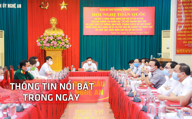 Nghệ An: Thông tin nổi bật ngày 12/6
