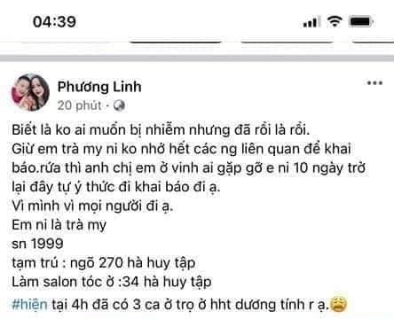 Triệu tập, xử lý đối tượng đăng tin sai sự thật về trường hợp nhiễm Covid-19 tại TP. Vinh