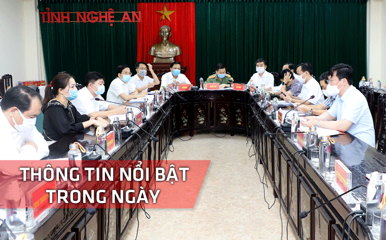Nghệ An: Thông tin nổi bật ngày 15/6