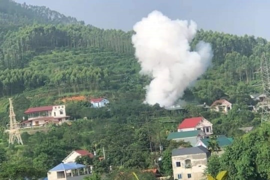 Vụ nổ gây chết người có thể do vật liệu nổ tự chế