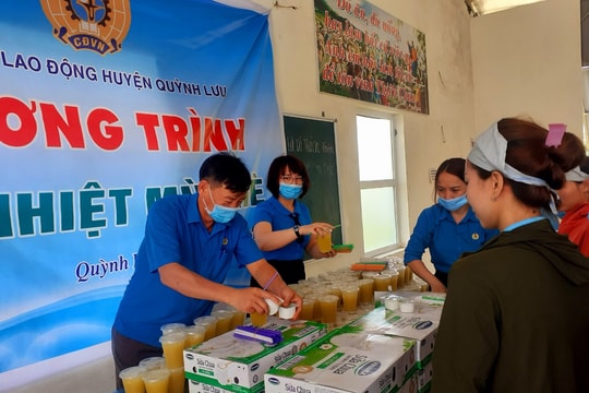 Công đoàn Nghệ An: Lan tỏa chương trình 'Giải nhiệt mùa hè'