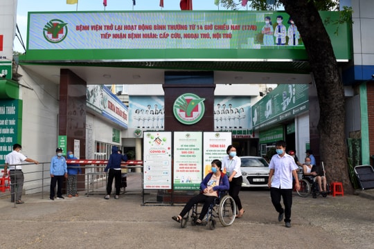 Bệnh viện Đa khoa Thành phố Vinh được phép hoạt động trở lại từ chiều 17/6