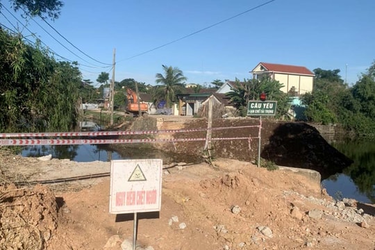 Cầu xuống cấp ở Yên Thành được đầu tư trên 13 tỷ đồng