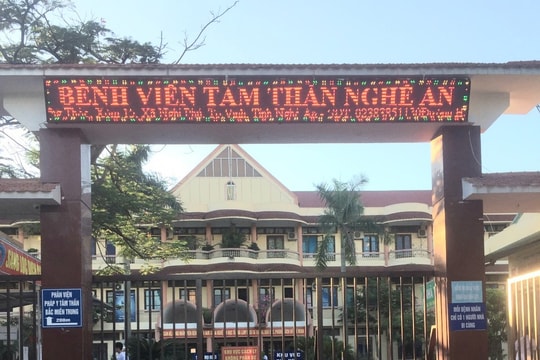 Cách ly y tế Bệnh viện Tâm thần Nghệ An vì nhân viên nhiễm Covid-19