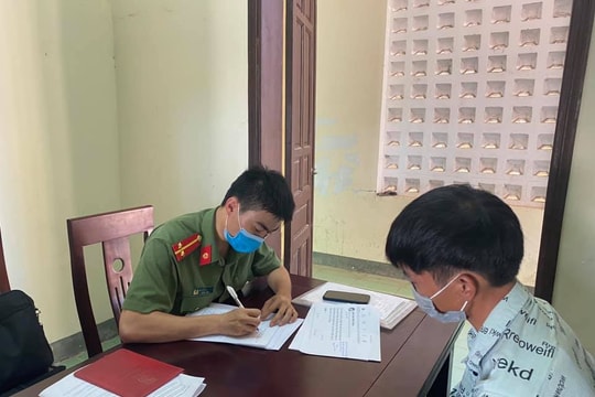 Triệu tập, xử lý thanh niên đăng thông tin sai về dịch bệnh Covid-19