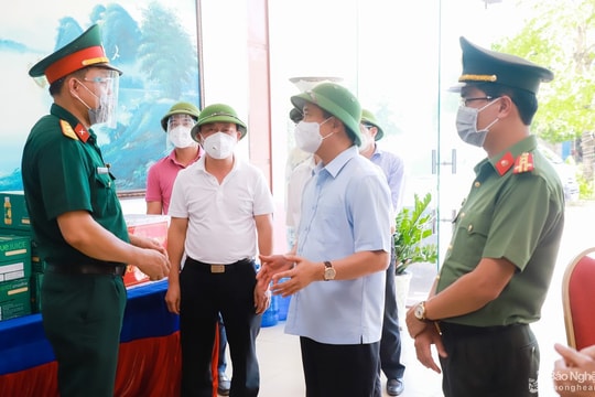 Video: Lãnh đạo tỉnh kiểm tra, động viên các lực lượng làm nhiệm vụ phòng, chống dịch Covid-19
