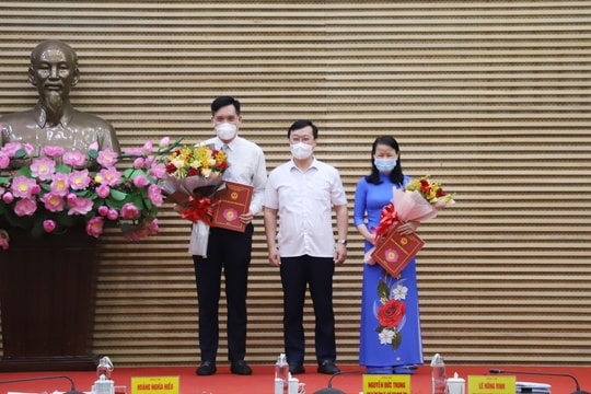 Nghệ An: Bổ nhiệm Giám đốc Sở Ngoại vụ, Phó Giám đốc Sở Tư pháp 