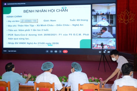 Phó Chủ tịch UBND tỉnh, Giám đốc Sở Y tế tham gia hội chẩn điều trị bệnh nhân Covid-19