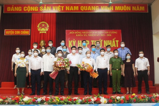 Bầu các chức danh chủ chốt HĐND, UBND huyện Con Cuông
