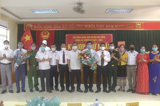 Bầu các chức danh chủ chốt HĐND-UBND huyện Quỳ Châu, nhiệm kỳ 2021-2026