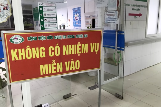 Bệnh viện HNĐK Nghệ An nhanh chóng triển khai biện pháp chống dịch khi phát hiện ca dương tính 