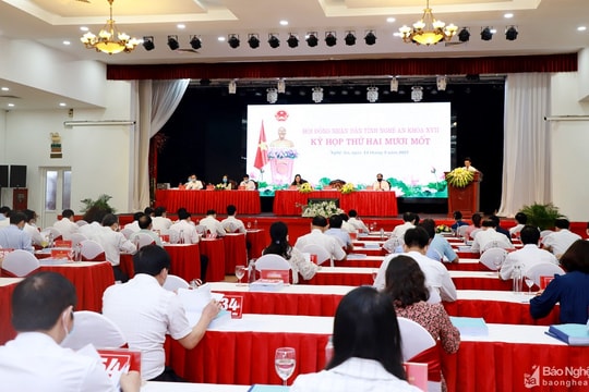 Dự kiến bầu các chức danh lãnh đạo HĐND, UBND tỉnh Nghệ An khóa mới vào sáng 4/7