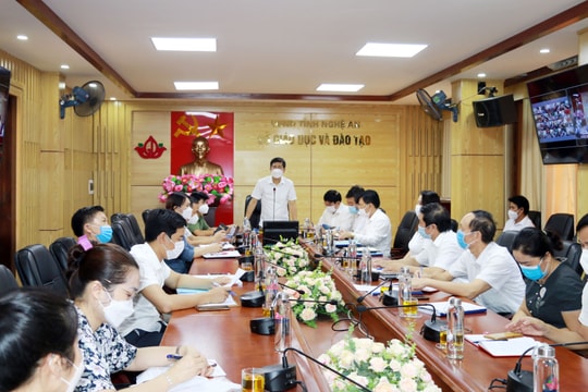Nghệ An sẵn sàng chuẩn bị các phương án dự phòng cho Kỳ thi tốt nghiệp THPT năm 2021 
