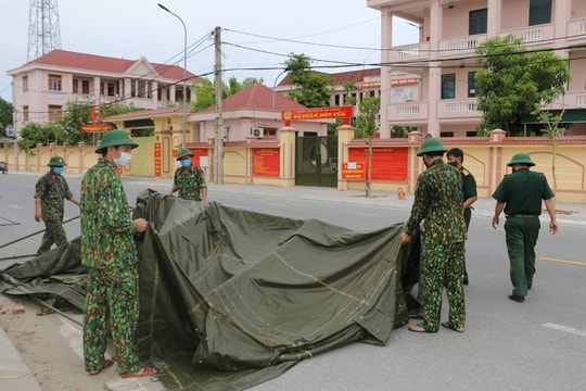 Dỡ phong tỏa trụ sở Công an huyện Đô Lương