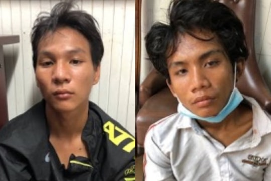 2 tên cướp 'nhí' giật điện thoại và chống trả cảnh sát khi bị truy đuổi