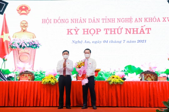 Ông Nguyễn Đức Trung tái đắc cử Chủ tịch UBND tỉnh Nghệ An, nhiệm kỳ 2021 - 2026
