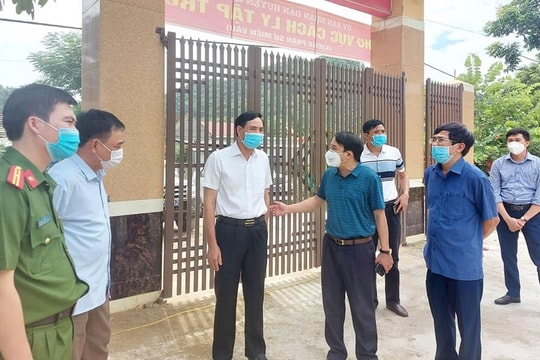 Dỡ phong tỏa 3 thôn ở Quỳ Hợp sau nhiều ngày không ghi nhận ca nhiễm Covid-19