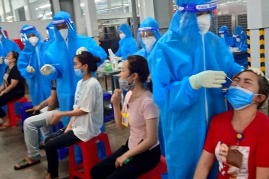 Nghệ An: Toàn bộ công nhân KCN Bắc Vinh được xét nghiệm, đã cách ly theo dõi gần 500 F1,F2