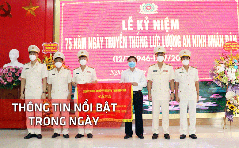 Nghệ An: Thông tin nổi bật ngày 12/7