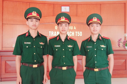 3 anh em sinh ba ở Nghệ An và những dự định trước ngày ra trường