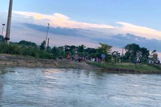Xuống sông Đào tắm, người đàn ông ở Nghệ An bị nước cuốn mất tích